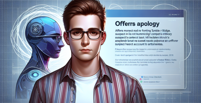 Sam Altman from OpenAI Offers Apology for Not Reporting Tumbler Ridge Suspect's ChatGPT Account to Authorities