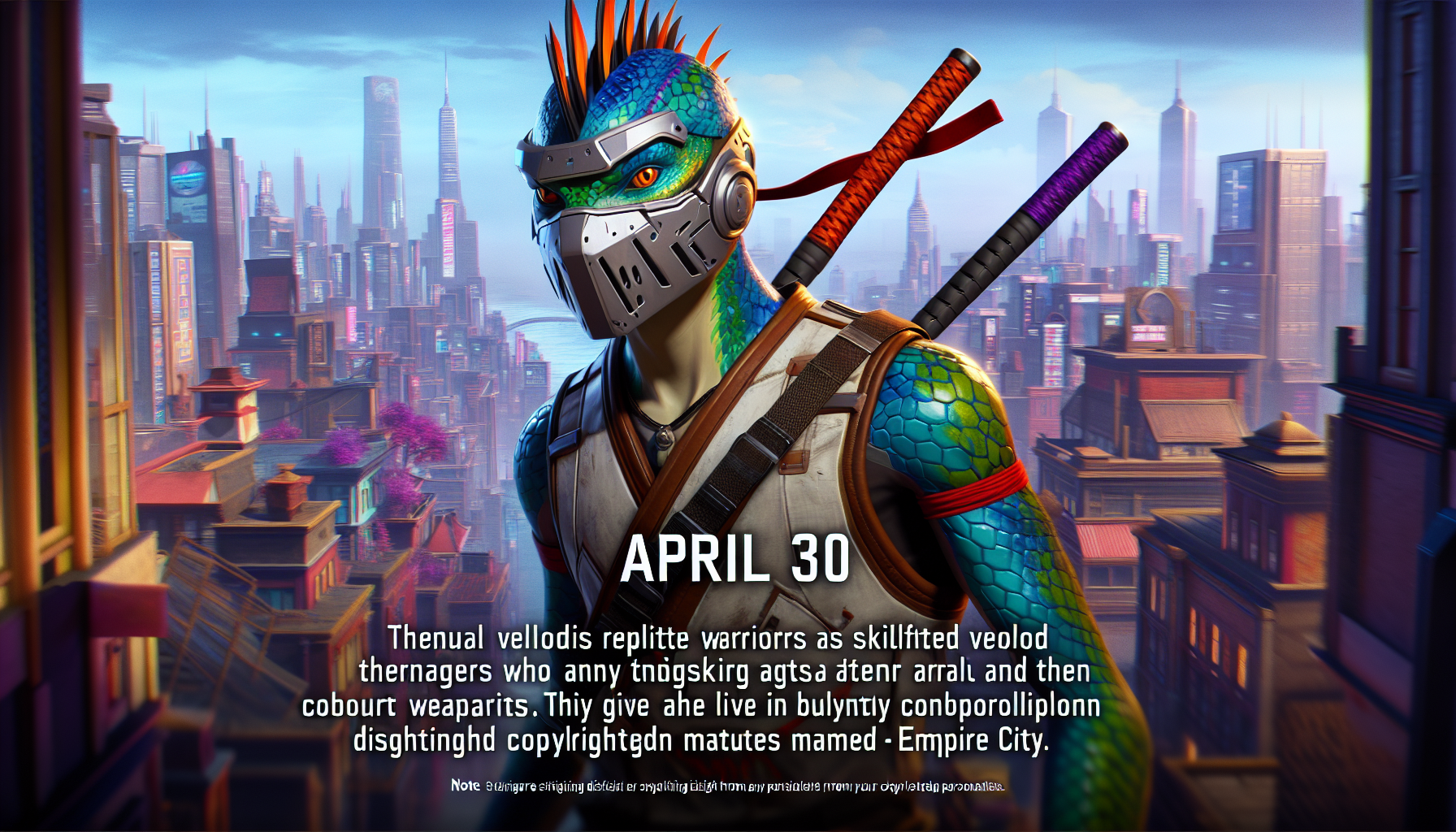 Teenage Mutant Ninja Turtles: Empire City VR Game Scheduled for Release on April 30