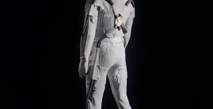 Axiom Reveals Prada-Crafted Interior Layer of Spacesuit for NASA