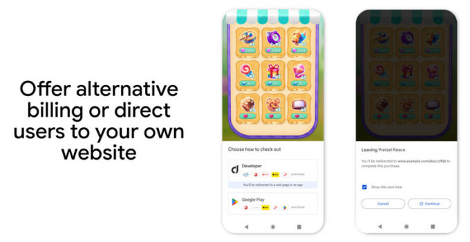 Google Will Permit Third-Party Billing on Play Store Beginning June 30