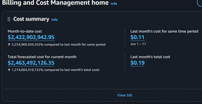 AWS Glitch Leads to Customer Charges Soaring from Pennies to Billions of Dollars