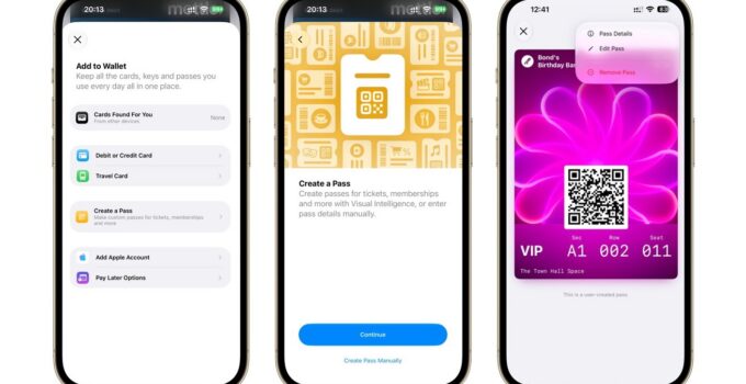Comprehending the Functionality of the "Create a Pass" Option in Apple Wallet on iOS 27