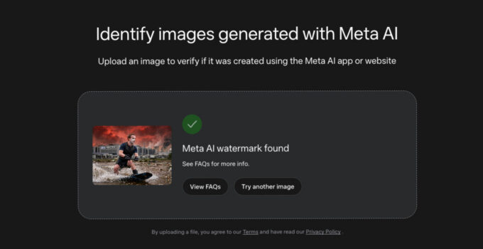 Meta Creates AI Detection Tool to Recognize Images and Videos Generated with Its Latest Models