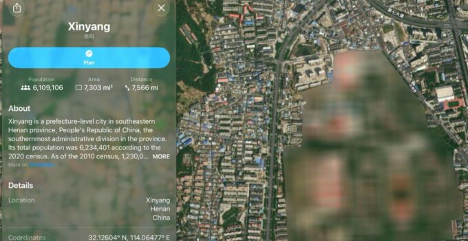 Apple Maps Obscures Supposed Detention Facilities in China Because of Regional Legal Obligations