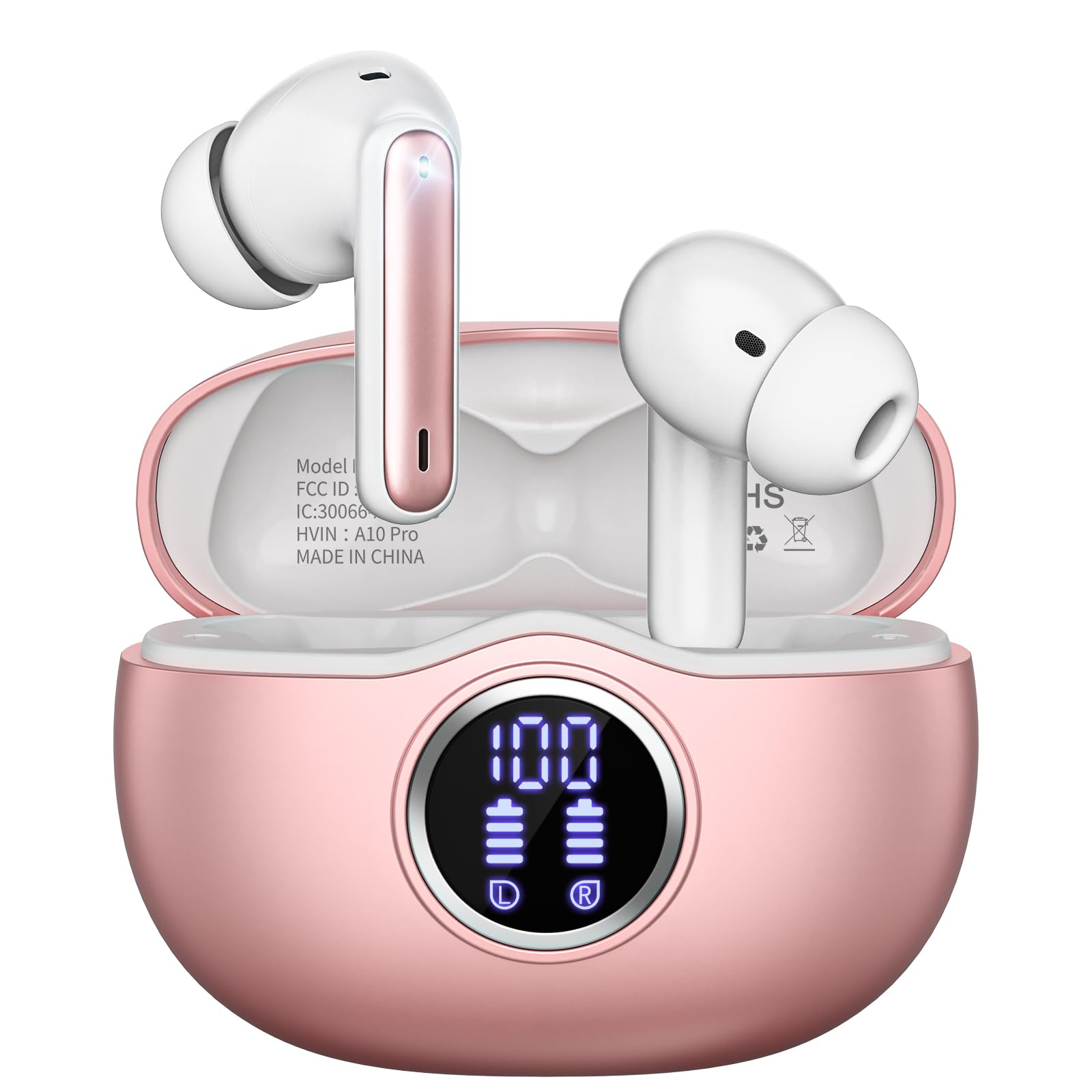 Fhumsh Bluetooth 5.3 Wireless Earbuds