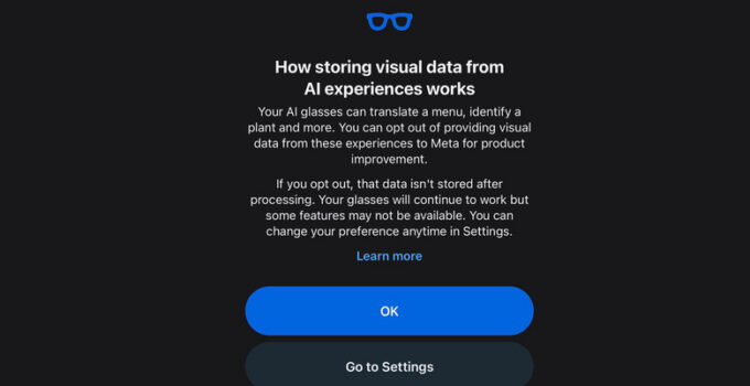 Stop Meta from Utilizing the Visual Data from Your Smart Glasses for AI Training