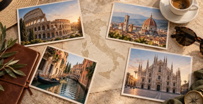 Tour Hub Italy city guides for Rome, Florence, Venice, and Milan